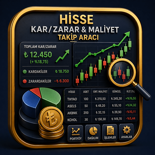 Hisse Kâr/Zarar ve Maliyet Takip Aracı