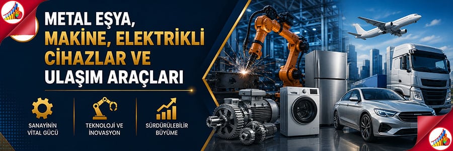 METAL EŞYA MAKİNE ELEKTRİKLİ CİHAZLAR VE ULAŞIM ARAÇLARI