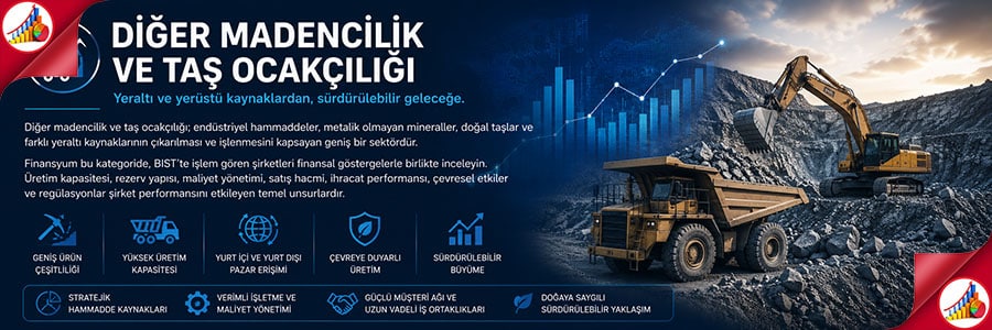 DİĞER MADENCİLİK VE TAŞ OCAKÇILIĞI