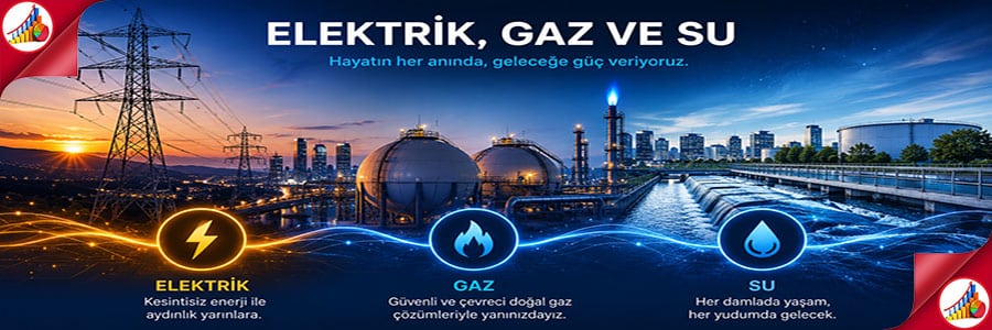 ELEKTRİK GAZ VE SU