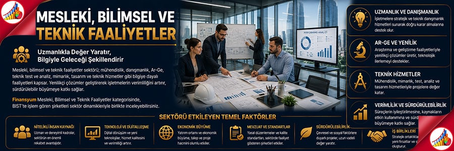 MESLEKİ, BİLİMSEL VE TEKNİK FAALİYETLER