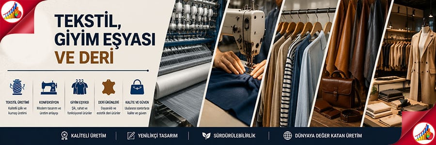 TEKSTİL, GİYİM EŞYASI VE DERİ