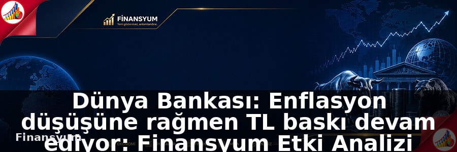 Dünya Bankası: Enflasyon düşüşüne rağmen TL baskı devam ediyor: Finansyum Etki Analizi