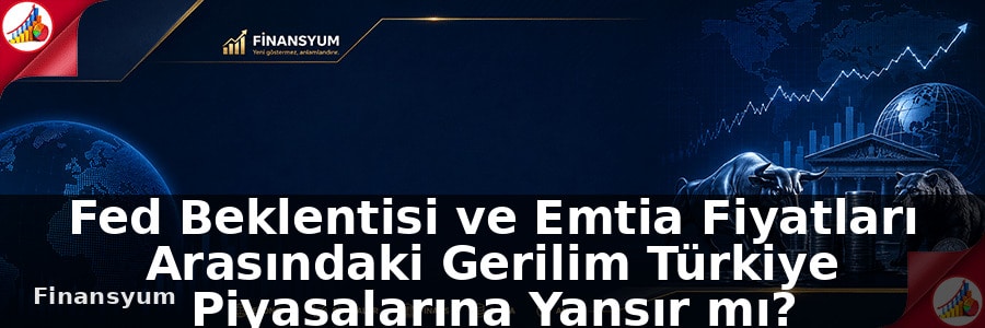 Fed Beklentisi ve Emtia Fiyatları Arasındaki Gerilim Türkiye Piyasalarına Yansır mı?