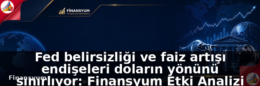 Fed belirsizliği ve faiz artışı endişeleri doların yönünü sınırlıyor: Finansyum Etki Analizi