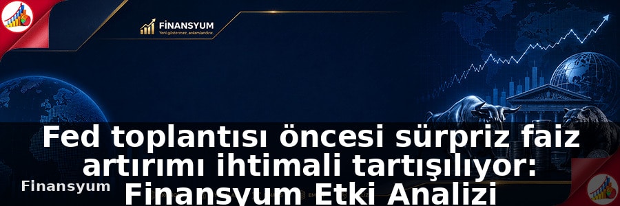 Fed toplantısı öncesi sürpriz faiz artırımı ihtimali tartışılıyor: Finansyum Etki Analizi