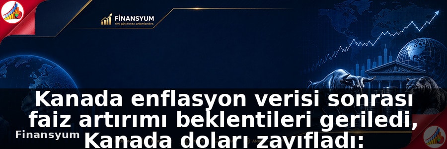 Kanada enflasyon verisi sonrası faiz artırımı beklentileri geriledi, Kanada doları zayıfladı: Finansyum Etki Analizi