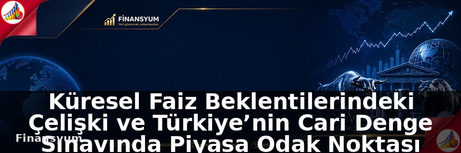 Küresel Faiz Beklentileri, Çelişki ve Türkiye’nin Cari Denge Sınavında Piyasa Odak Noktası