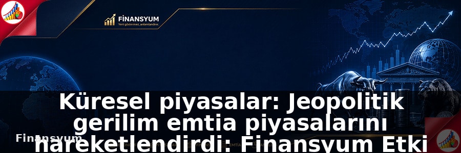 Küresel piyasalar: Jeopolitik gerilim emtia piyasalarını hareketlendirdi: Finansyum Etki Analizi