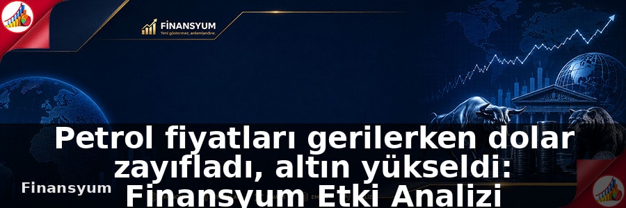 Petrol fiyatları gerilerken dolar zayıfladı, altın yükseldi: Finansyum Etki Analizi