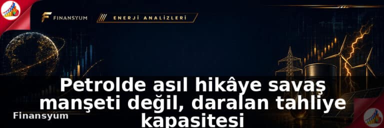 Petrolde asıl hikâye savaş manşeti değil, daralan tahliye kapasitesi