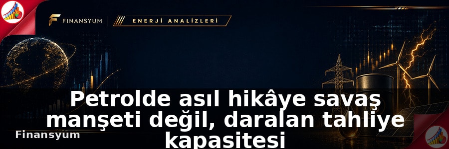 Petrolde asıl hikâye savaş manşeti değil, daralan tahliye kapasitesi