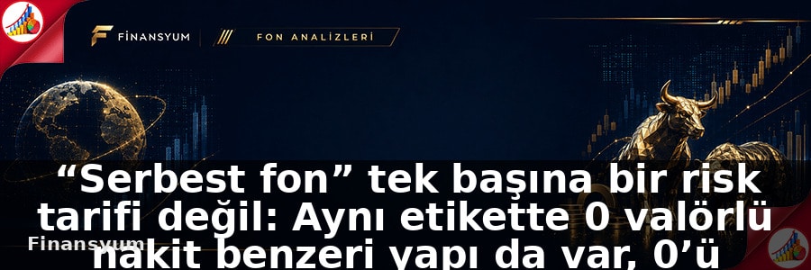 “Serbest fon” tek başına bir risk tarifi değil: Aynı etikette 0 valörlü nakit benzeri yapı da var, 0’ü aşan hisse maruziyeti de
